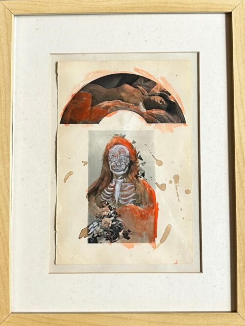 peinture sur photo 16,8x13 cm